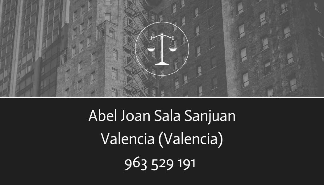 abogado Abel Joan Sala Sanjuan en Valencia