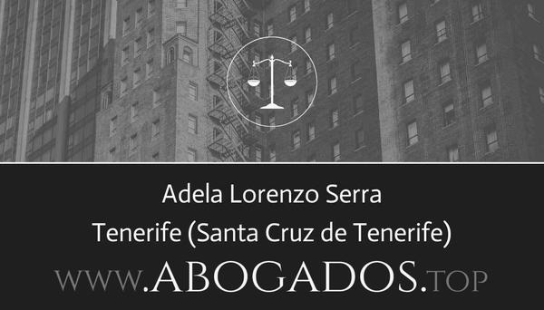 abogado Adela Lorenzo Serra en Santa Cruz de Tenerife