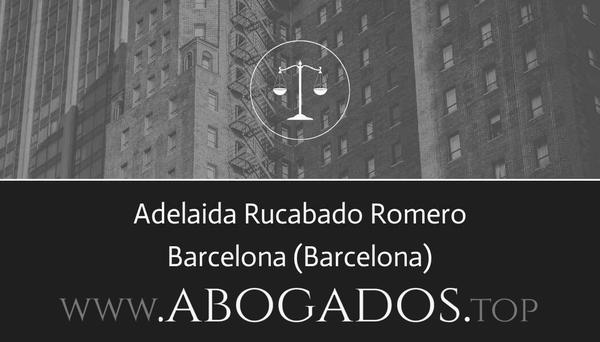 abogado Adelaida Rucabado Romero en Barcelona