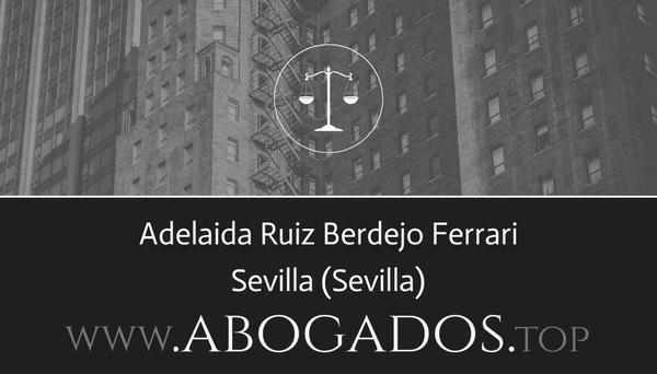 abogado Adelaida Ruiz Berdejo Ferrari en Sevilla