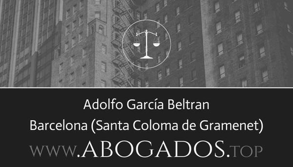 abogado Adolfo García Beltran en Santa Coloma de Gramenet