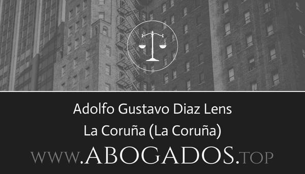 abogado Adolfo Gustavo Diaz Lens en La Coruña