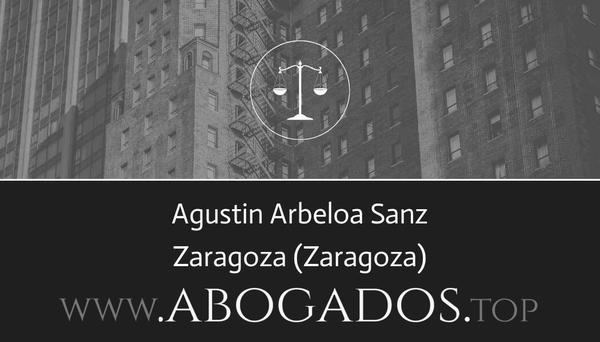 abogado Agustin Arbeloa Sanz en Zaragoza