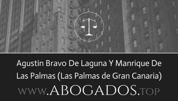 abogado Agustin Bravo De Laguna Y Manrique De en Las Palmas de Gran Canaria