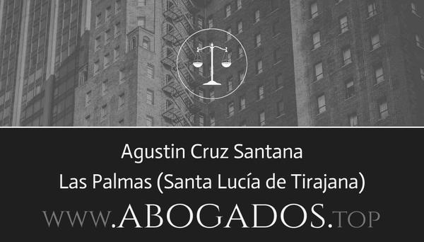 abogado Agustin Cruz Santana en Santa Lucía de Tirajana