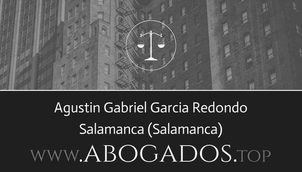 abogado Agustin Gabriel Garcia Redondo en Salamanca