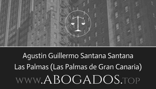 abogado Agustin Guillermo Santana Santana en Las Palmas de Gran Canaria