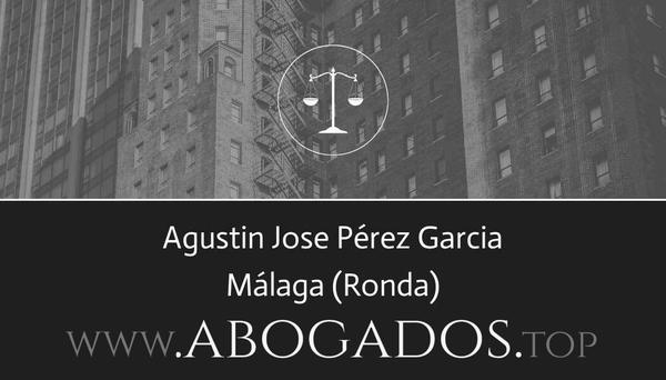 abogado Agustin Jose Pérez Garcia en Ronda