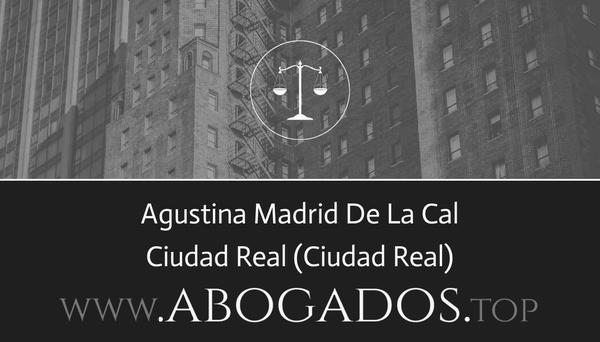 abogado Agustina Madrid De La Cal en Ciudad Real