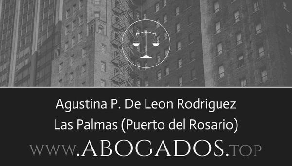 Agustina P De Leon Rodriguez