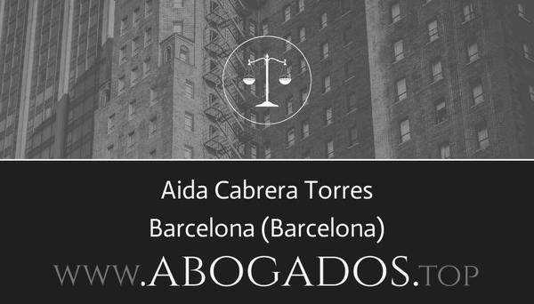 abogado Aida Cabrera Torres en Barcelona