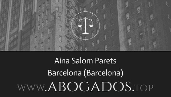 abogado Aina Salom Parets en Barcelona