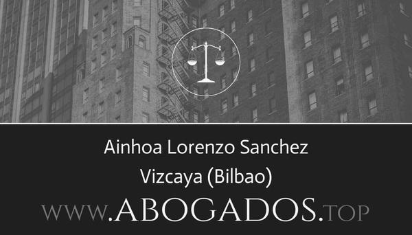 abogado Ainhoa Lorenzo Sanchez en Bilbao