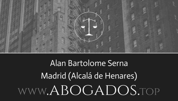 abogado Alan Bartolome Serna en Alcalá de Henares