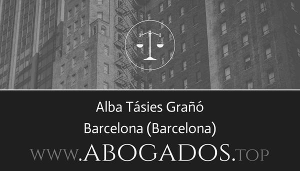 abogado Alba Tásies Grañó en Barcelona