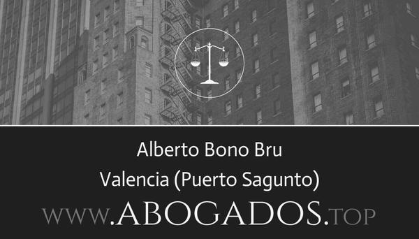 abogado Alberto Bono Bru en Puerto Sagunto