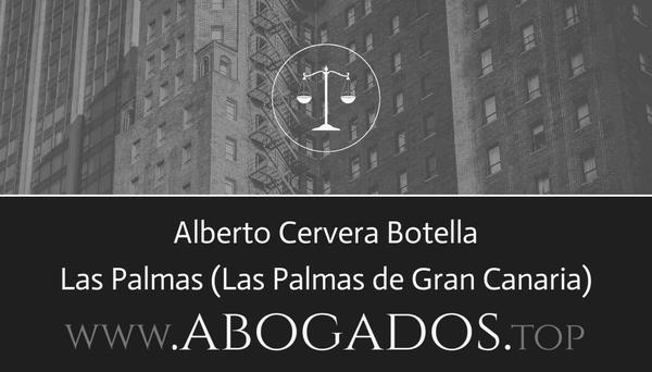 abogado Alberto Cervera Botella en Las Palmas de Gran Canaria