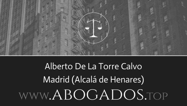 abogado Alberto De La Torre Calvo en Alcalá de Henares