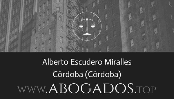 abogado Alberto Escudero Miralles en Córdoba