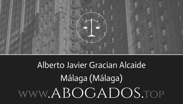 abogado Alberto Javier Gracian Alcaide en Málaga