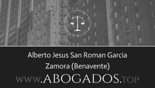 abogado Alberto Jesus San Roman Garcia en Benavente