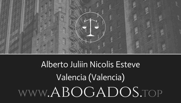 abogado Alberto Juliin Nicolis Esteve en Valencia