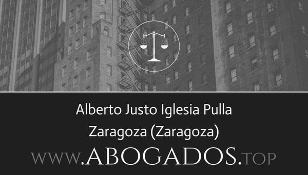 abogado Alberto Justo Iglesia Pulla en Zaragoza