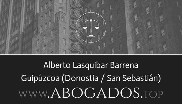 abogado Alberto Lasquibar Barrena en Donostia / San Sebastián