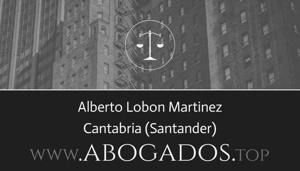 abogado Alberto Lobon Martinez en Santander