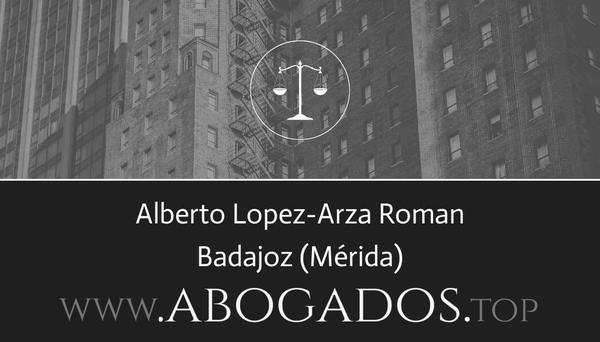 abogado Alberto Lopez-Arza Roman en Mérida