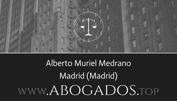 abogado Alberto Muriel Medrano en Madrid