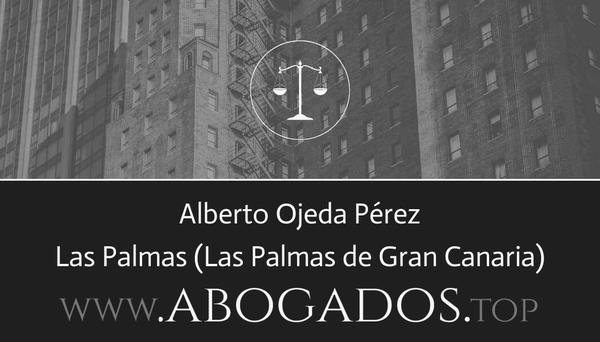 abogado Alberto Ojeda Pérez en Las Palmas de Gran Canaria