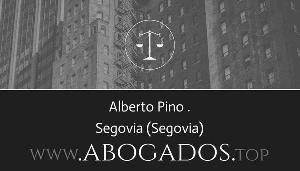 abogado Alberto Pino en Segovia