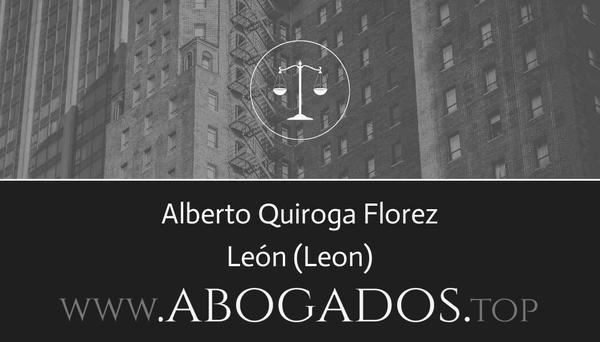 abogado Alberto Quiroga Florez en Leon