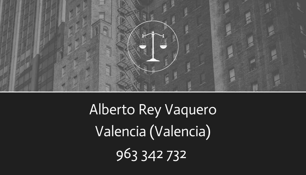 abogado Alberto Rey Vaquero en Valencia