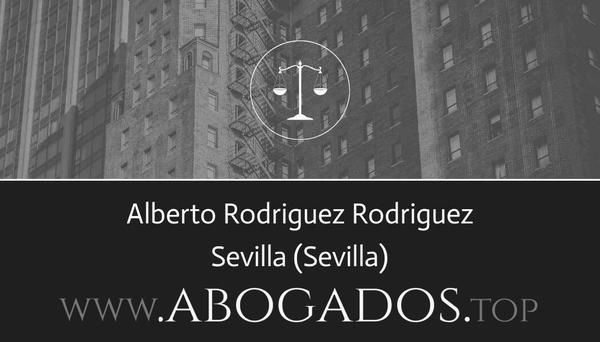 abogado Alberto Rodriguez Rodriguez en Sevilla