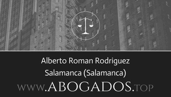 abogado Alberto Roman Rodriguez en Salamanca