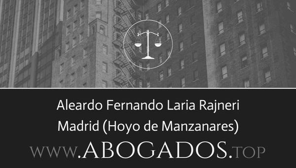 abogado Aleardo Fernando Laria Rajneri en Hoyo de Manzanares