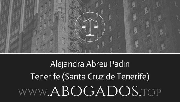 abogado Alejandra Abreu Padin en Santa Cruz de Tenerife