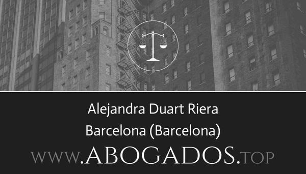 abogado Alejandra Duart Riera en Barcelona