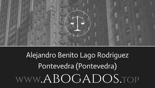 abogado Alejandro Benito Lago Rodriguez en Pontevedra