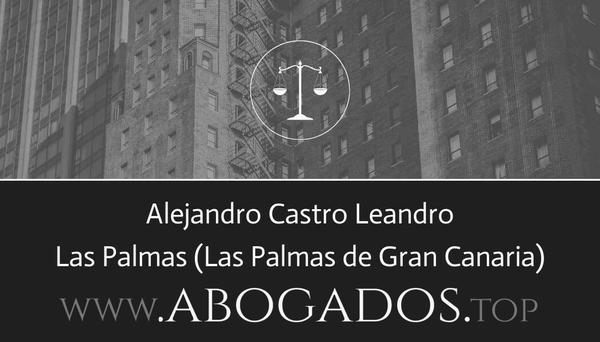 abogado Alejandro Castro Leandro en Las Palmas de Gran Canaria