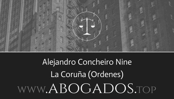 abogado Alejandro Concheiro Nine en Ordenes