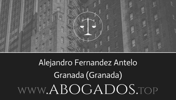 abogado Alejandro Fernandez Antelo en Granada