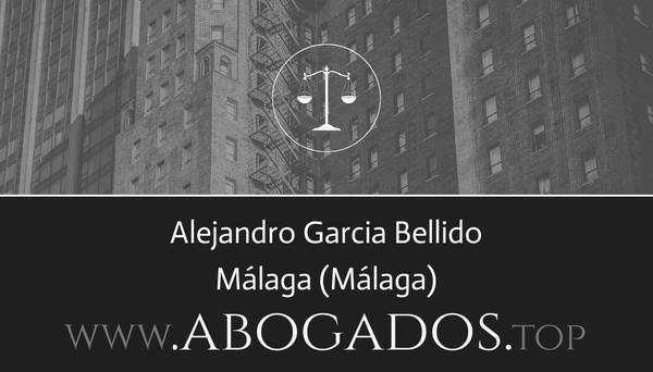 abogado Alejandro Garcia Bellido en Málaga