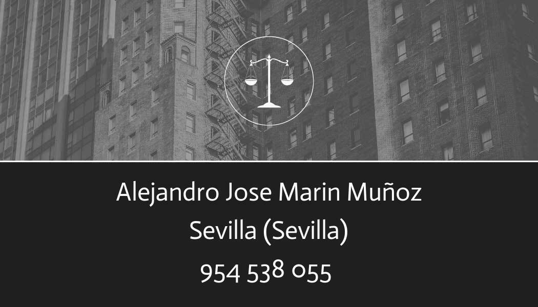 abogado Alejandro Jose Marin Muñoz en Sevilla