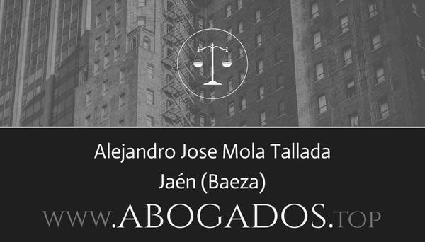 abogado Alejandro Jose Mola Tallada en Baeza