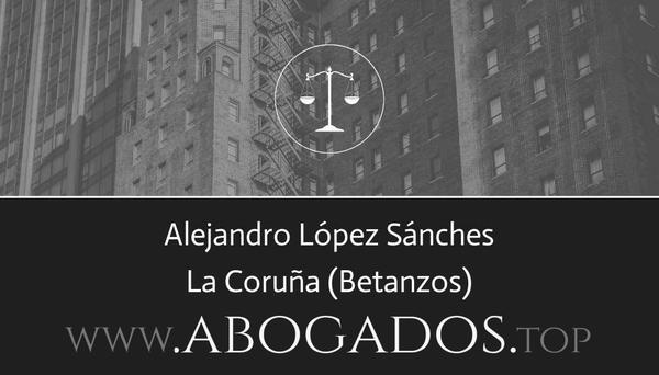 abogado Alejandro López Sánches en Betanzos