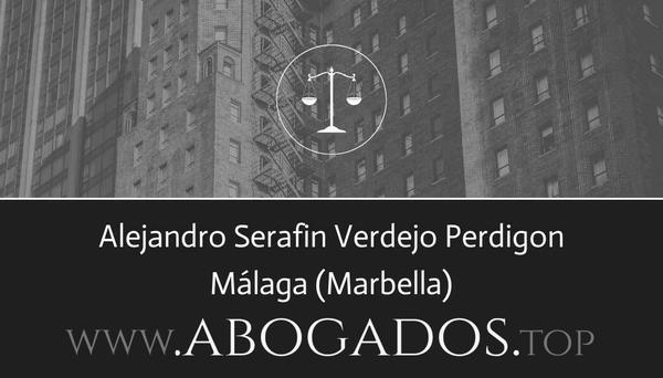 abogado Alejandro Serafin Verdejo Perdigon en Marbella