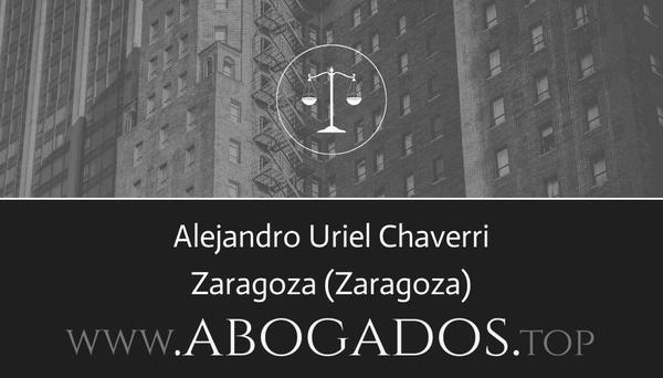 abogado Alejandro Uriel Chaverri en Zaragoza